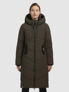 khujo-mantel-aribay5-khaki-langer-steppmantel-mit-strick-damen image 4