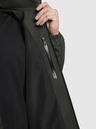 khujo-hamza-damen-jacke-dunkelgr-n-regular-fit-kapuzenjacke image 8
