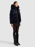 khujo-jacket-audrey-shiny-midnight-blue-h-ftlange-steppjacke-loose-fit-wattiert image 2