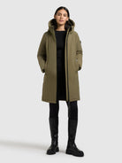 khujo-mantel-yaak4-scrub-green-leichter-kurzmantel-im-slim-fit image 6