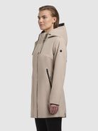 khujo-jacke-izaf3-beige-wasserabweisende-regenjacke-mit-kapuze image 5
