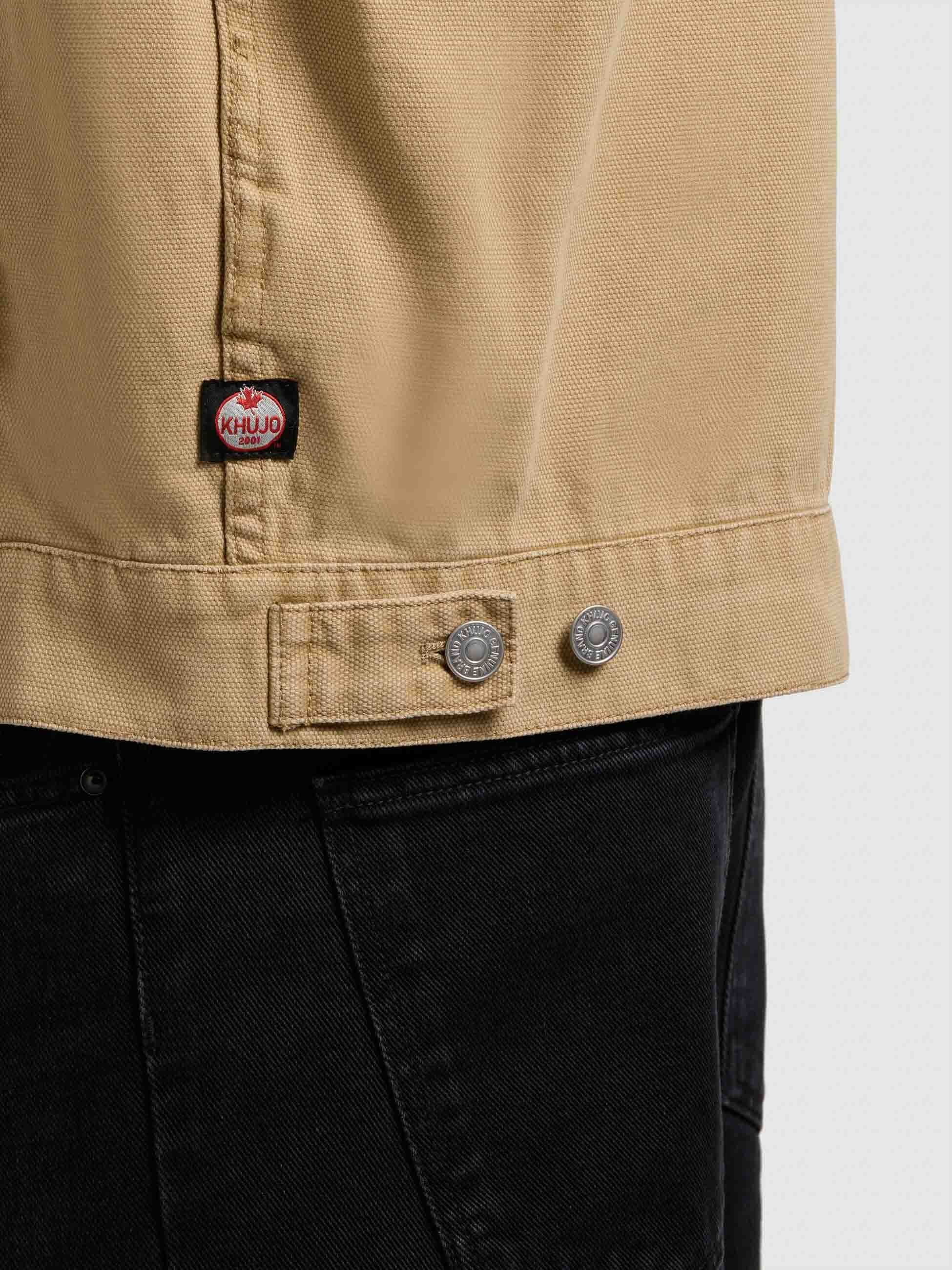 khujo-jacke-ronny-camel-workwear-jacke-aus-baumwoll-canvas-regular-fit image 8