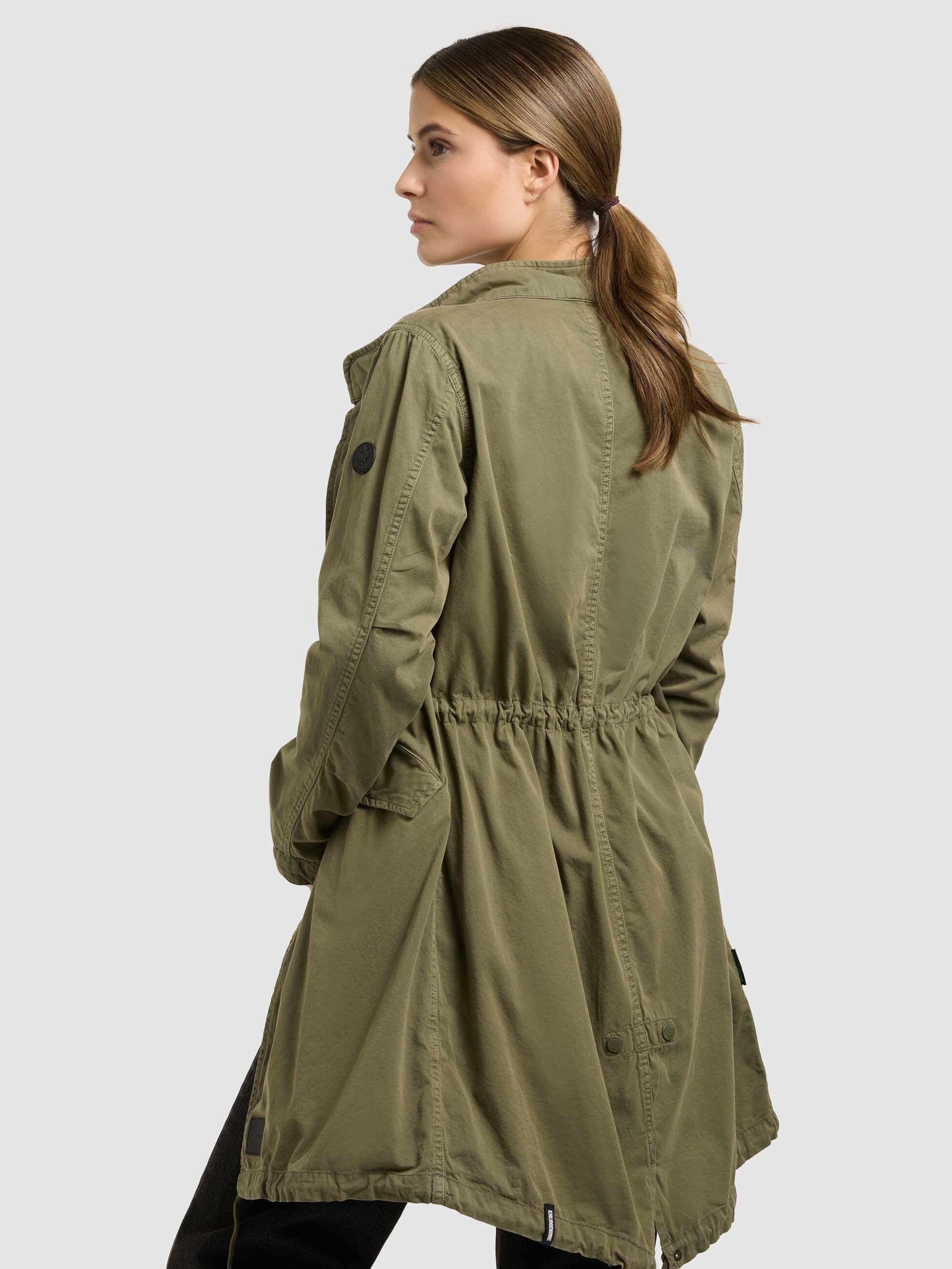 khujo-theres-parka-mantel-damen-olive-regular-fit image 7