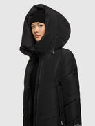 khujo-pulset-damen-steppmantel-knielang-matt-black image 7