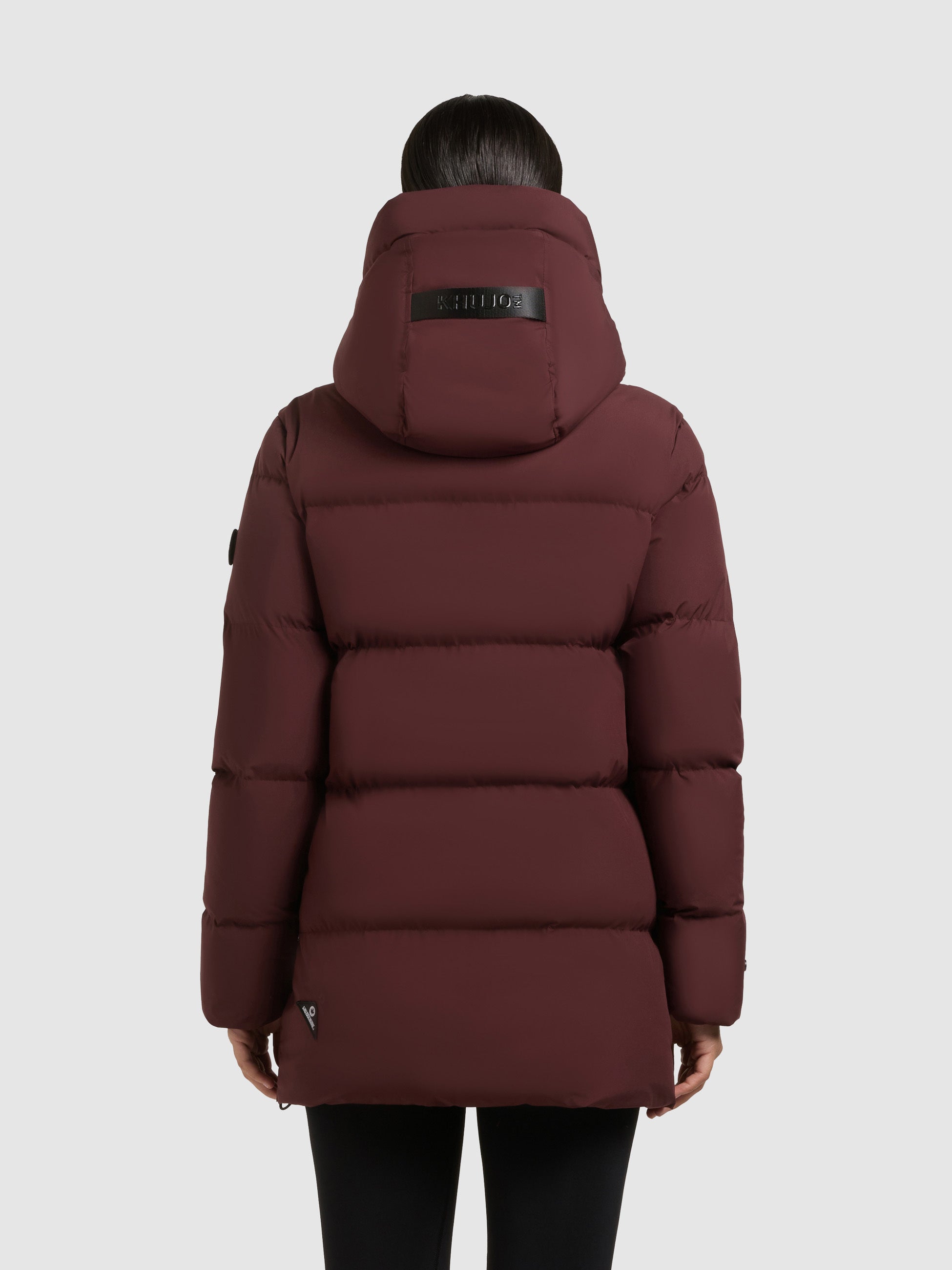 khujo-jacke-drown-matt-damen-steppjacke-in-moscato-red image 3