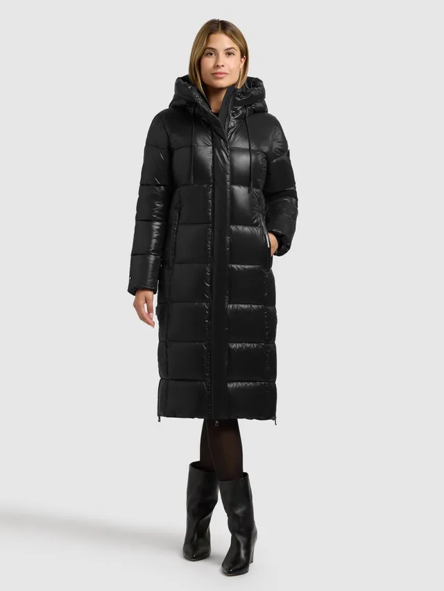 khujo-coat-willa-black-damen-steppmantel-knielang-winter image 1