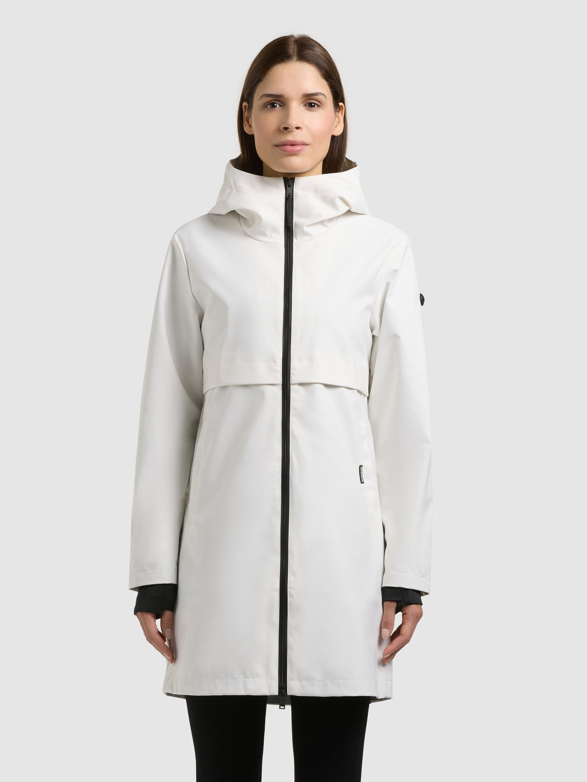 khujo-june-kurzmantel-off-white-damen-leicht image 4