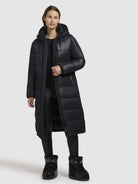 khujo-coat-julina3-satin-black-damen-steppmantel-knielang image 6