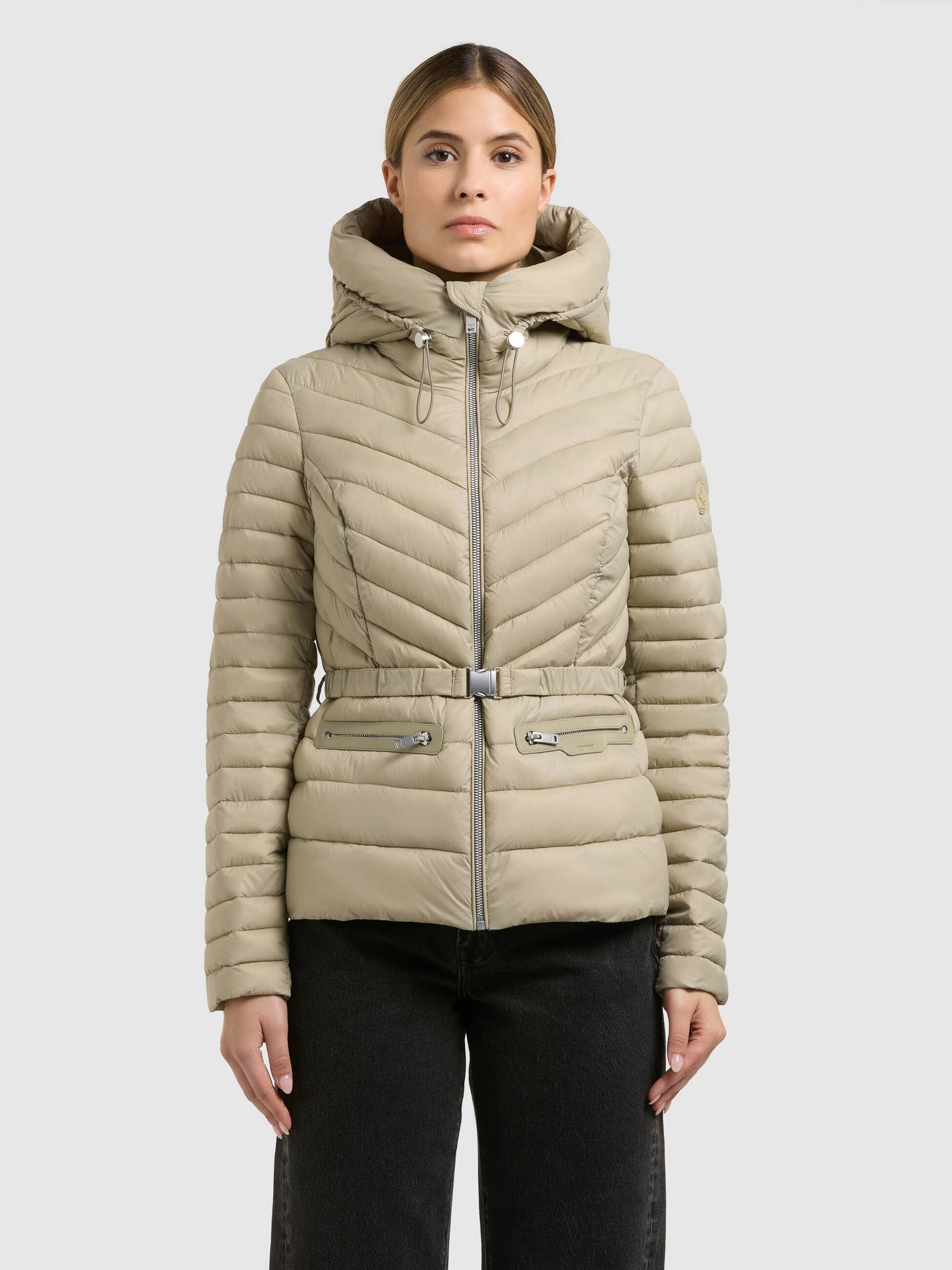 khujo-jacke-lorella-mint-green-damen-steppjacke-slim-fit image 1
