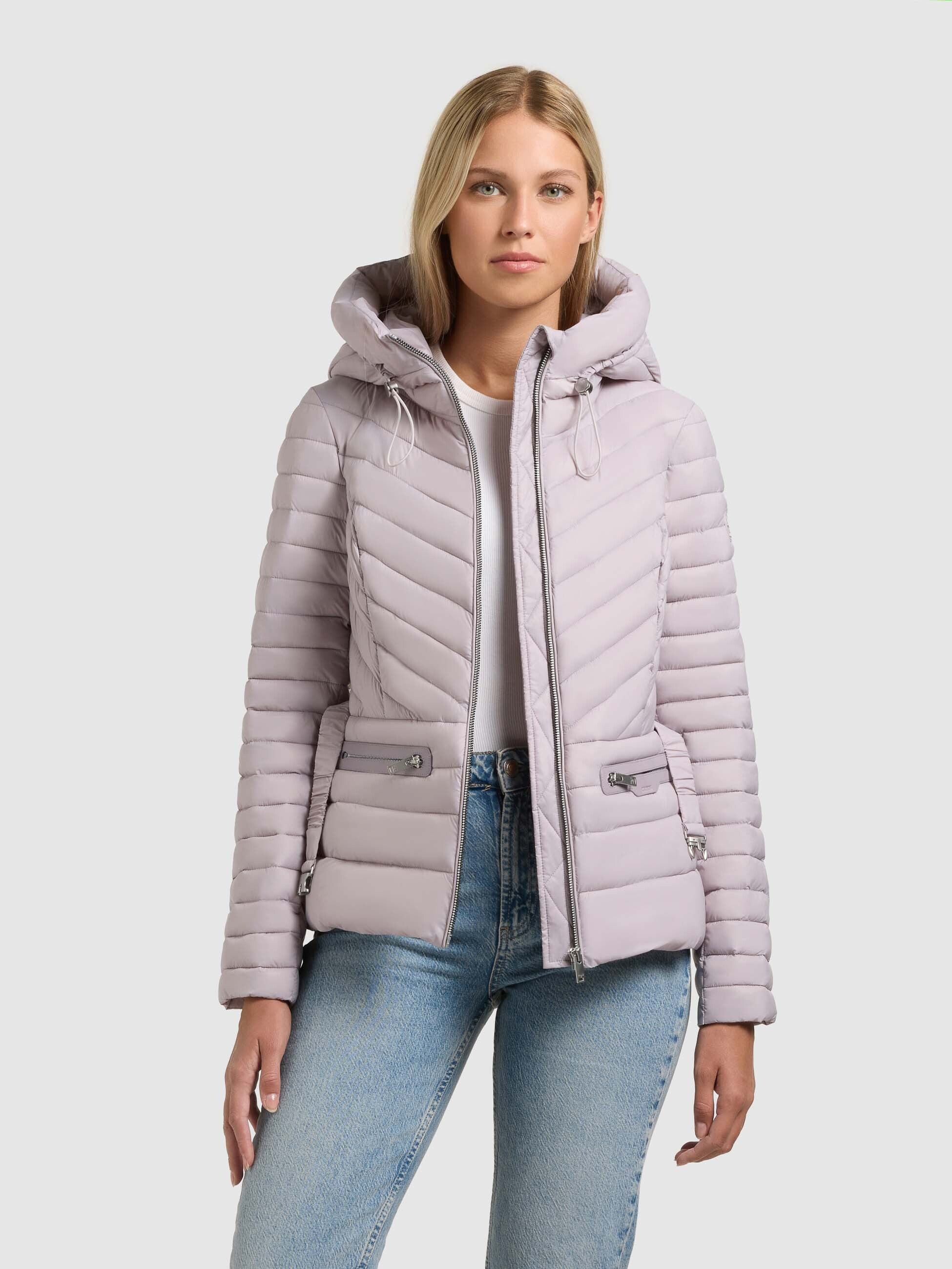 khujo-jacke-lorella-steppjacke-raindrops-lilac-slim-fit-f-r-damen image 1