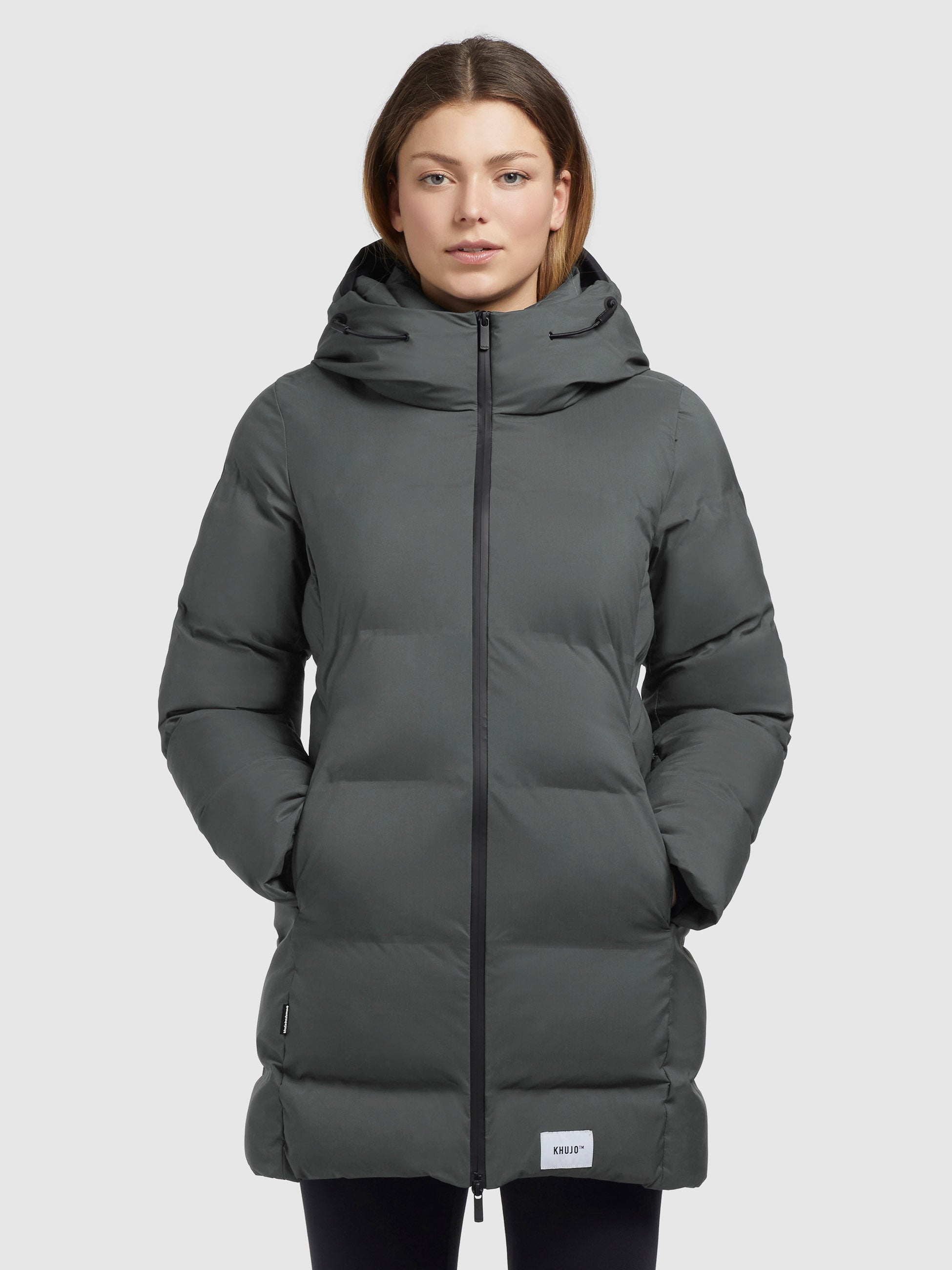 khujo-tanare2-steppjacke-damen-grau-regular-fit image 4