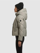 khujo-jacket-dafna-witcher-green-kurze-wattierte-slim-fit-jacke-mit-kapuze image 5