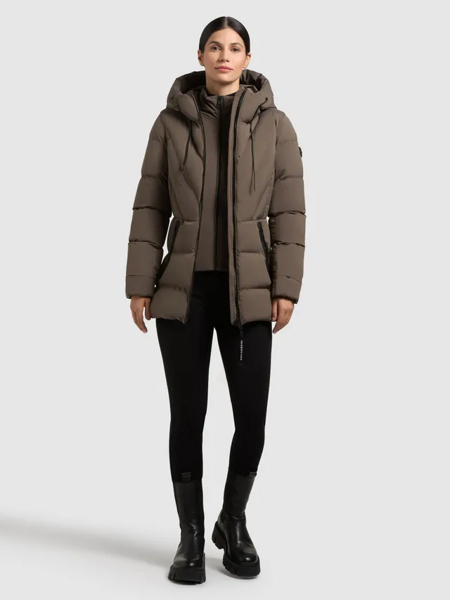 khujo-jacket-rabb-dull-green-damen-winter-steppjacke-slim-fit image 1