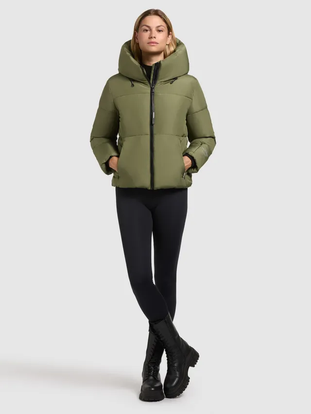 khujo-audrey-matt-damen-steppjacke-fern-green image 1