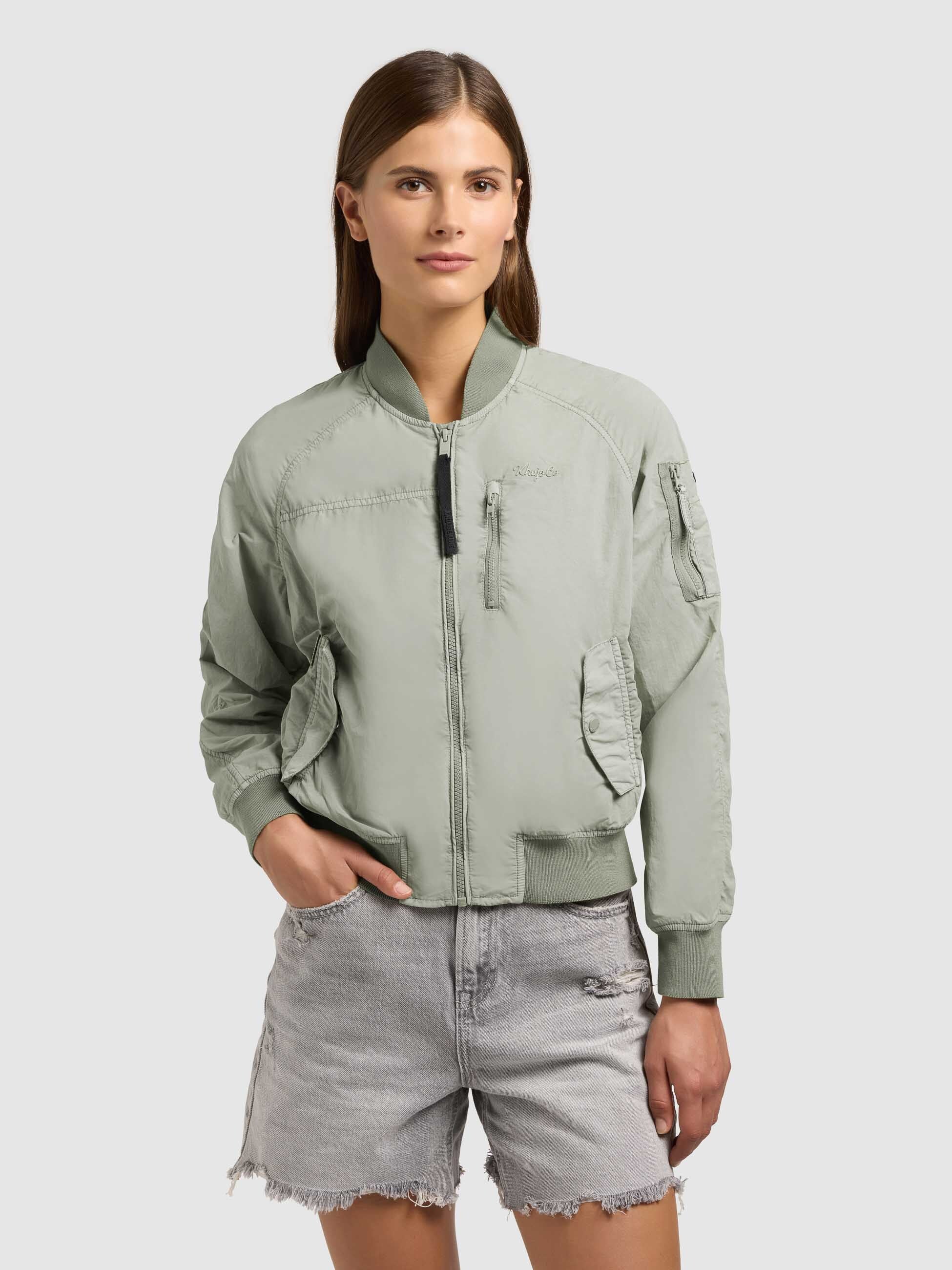 khujo-jacke-zaria-cloud-green-bomberjacke-blouson-ungef-ttert image 7