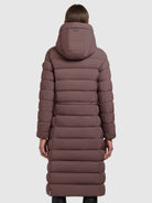 khujo-coat-gamp-orchid-lilac-knielanger-steppmantel-damen image 3