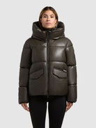 khujo-jacke-aurora-brown-gesteppte-kapuzenjacke-in-lederoptik-wasserabweisend image 4