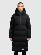 khujo-coat-finnie3-steppmantel-black-knielang image 4