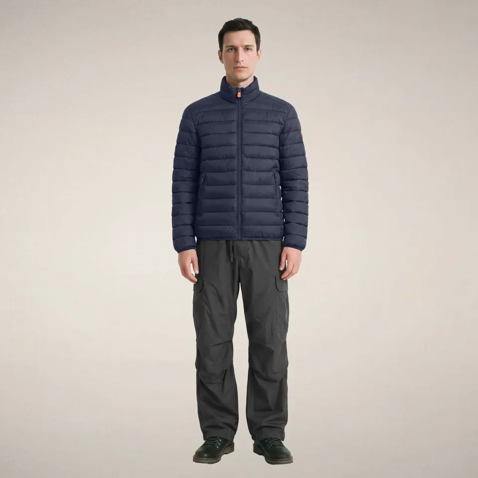 save-the-duck-laurent-herren-steppjacke-blau-schwarz image 1