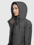 khujo-jacke-mosti-blaugrau-damen-sommerparka-trenchcoat image 7