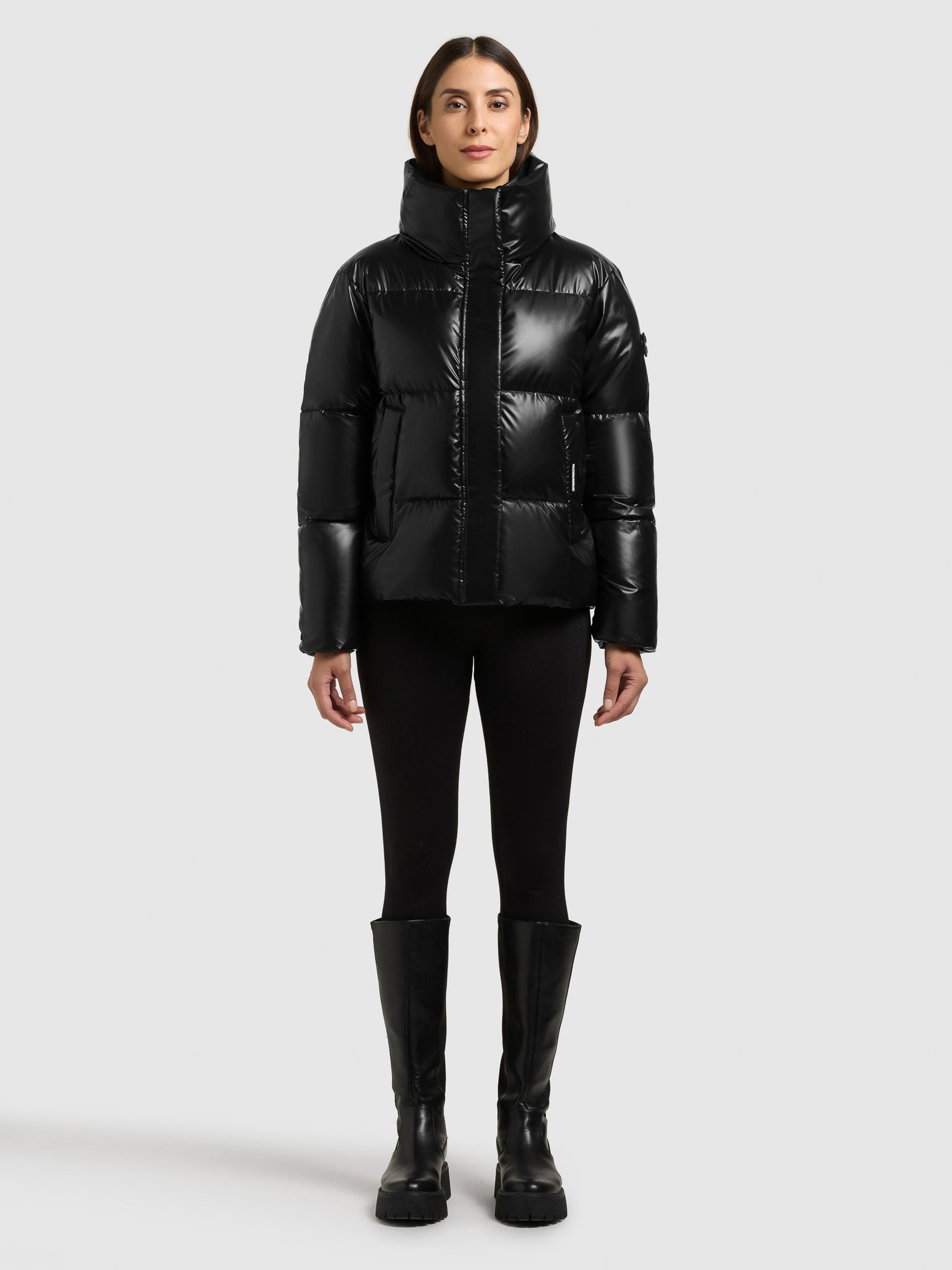 khujo-rinja2-damen-steppjacke-shiny-black-gl-nzende-h-ftlange-winterjacke-loose- image 1