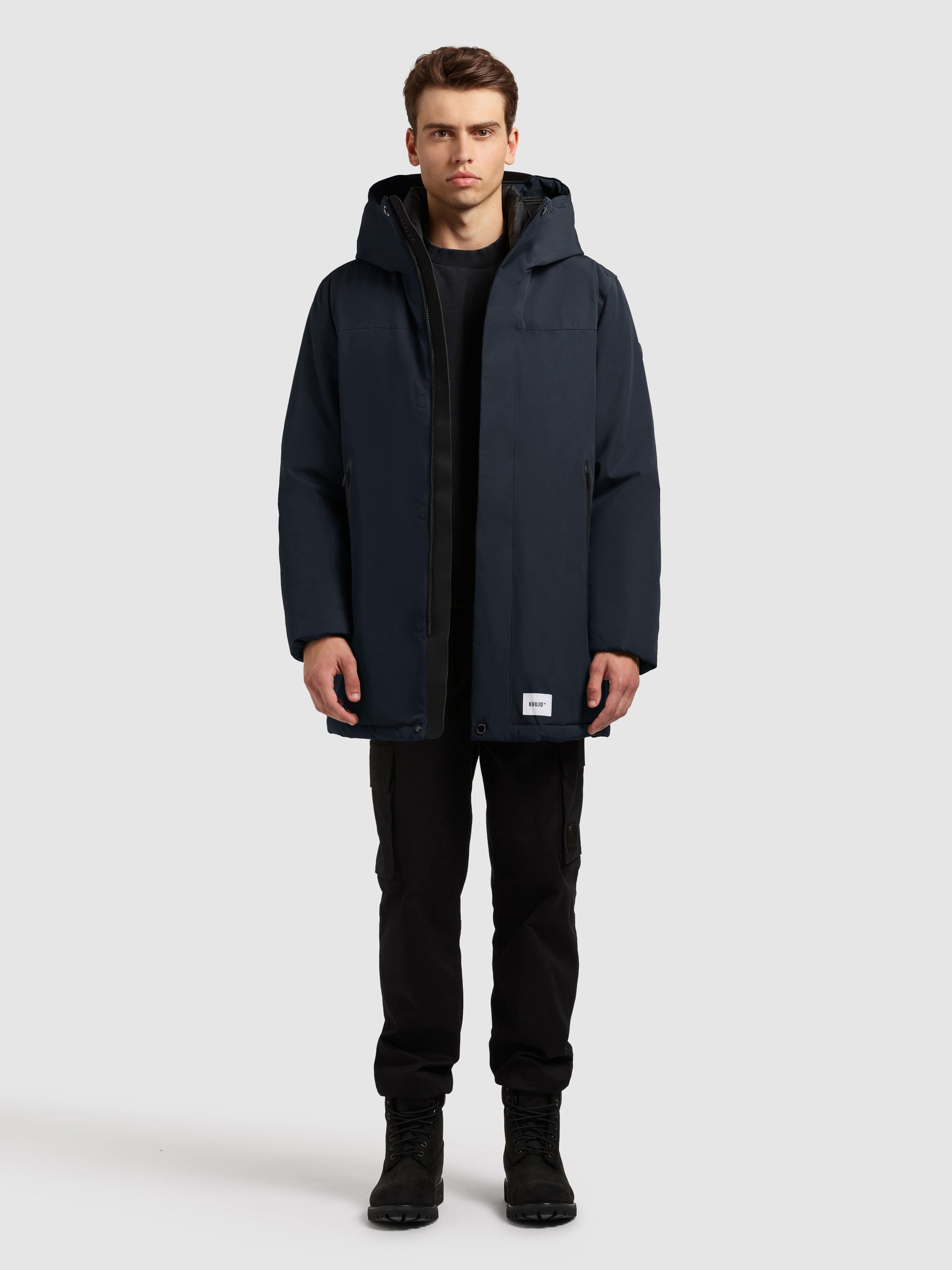 khujo-jacke-kann2-port-blue-damen-parka-wattiert image 1