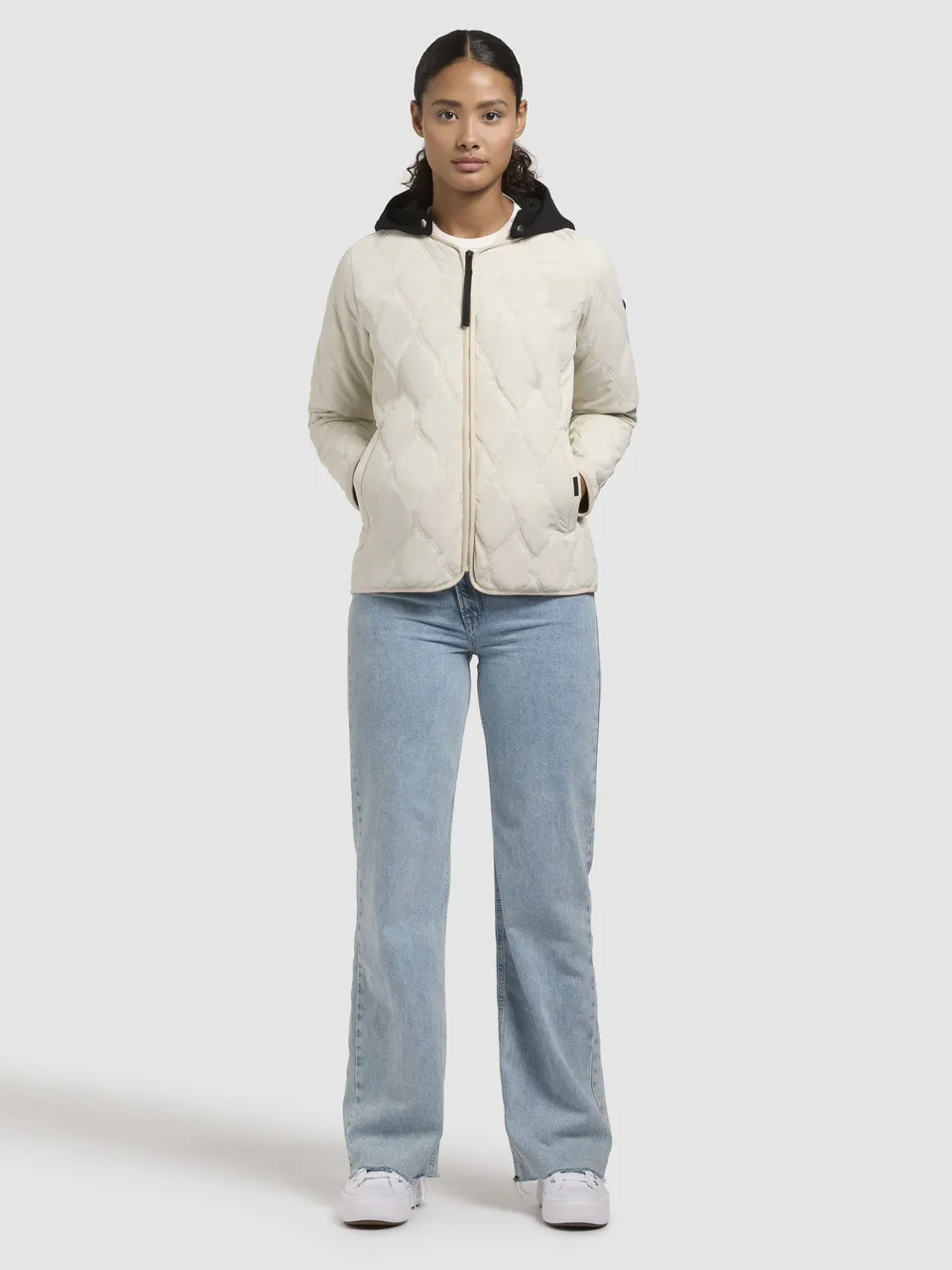 khujo-malar-damen-jacke-light-beige image 1