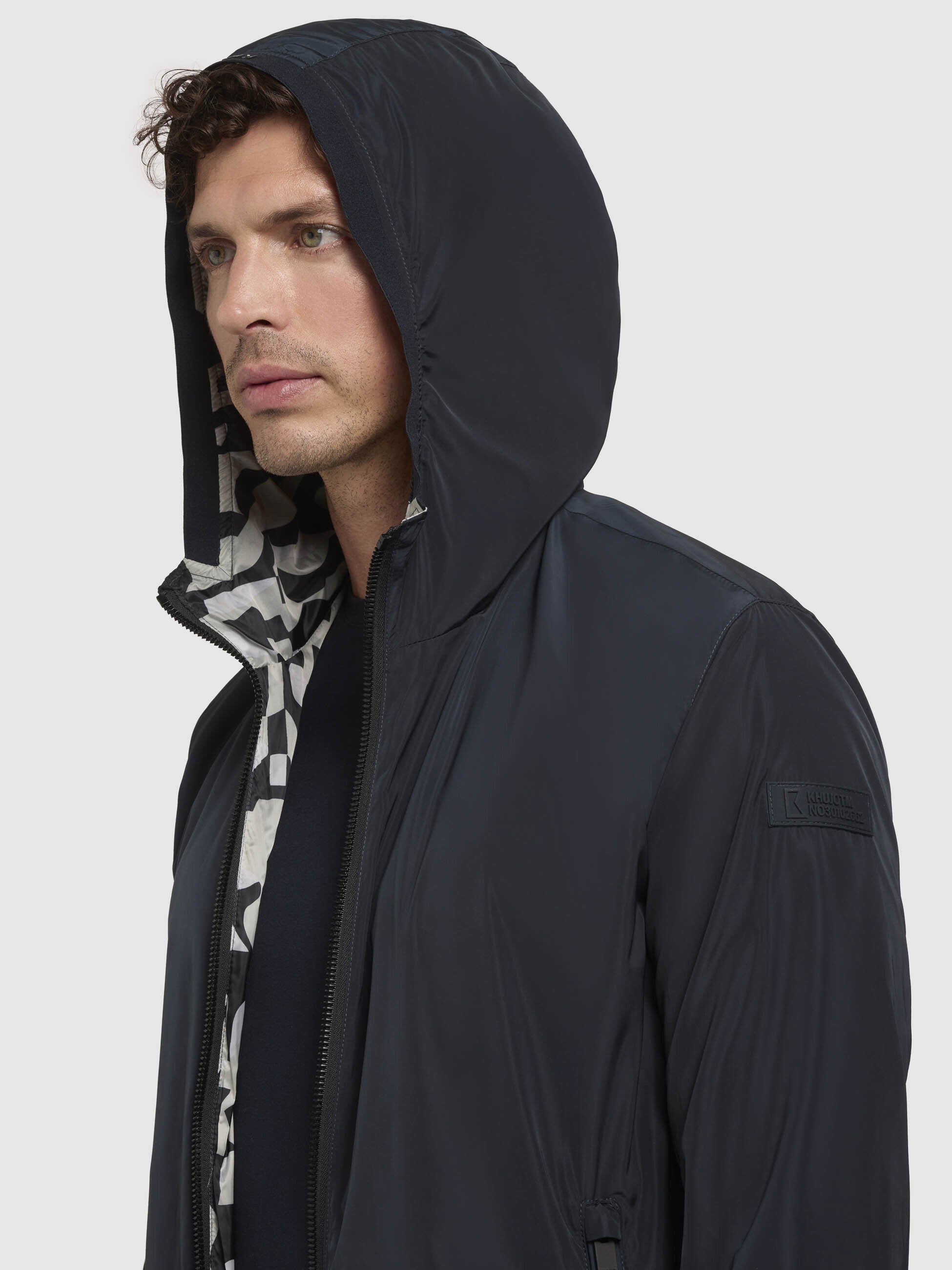 khujo-jacke-ferd-dunkelblau-h-ftlange-kapuzenjacke-regular-fit image 7