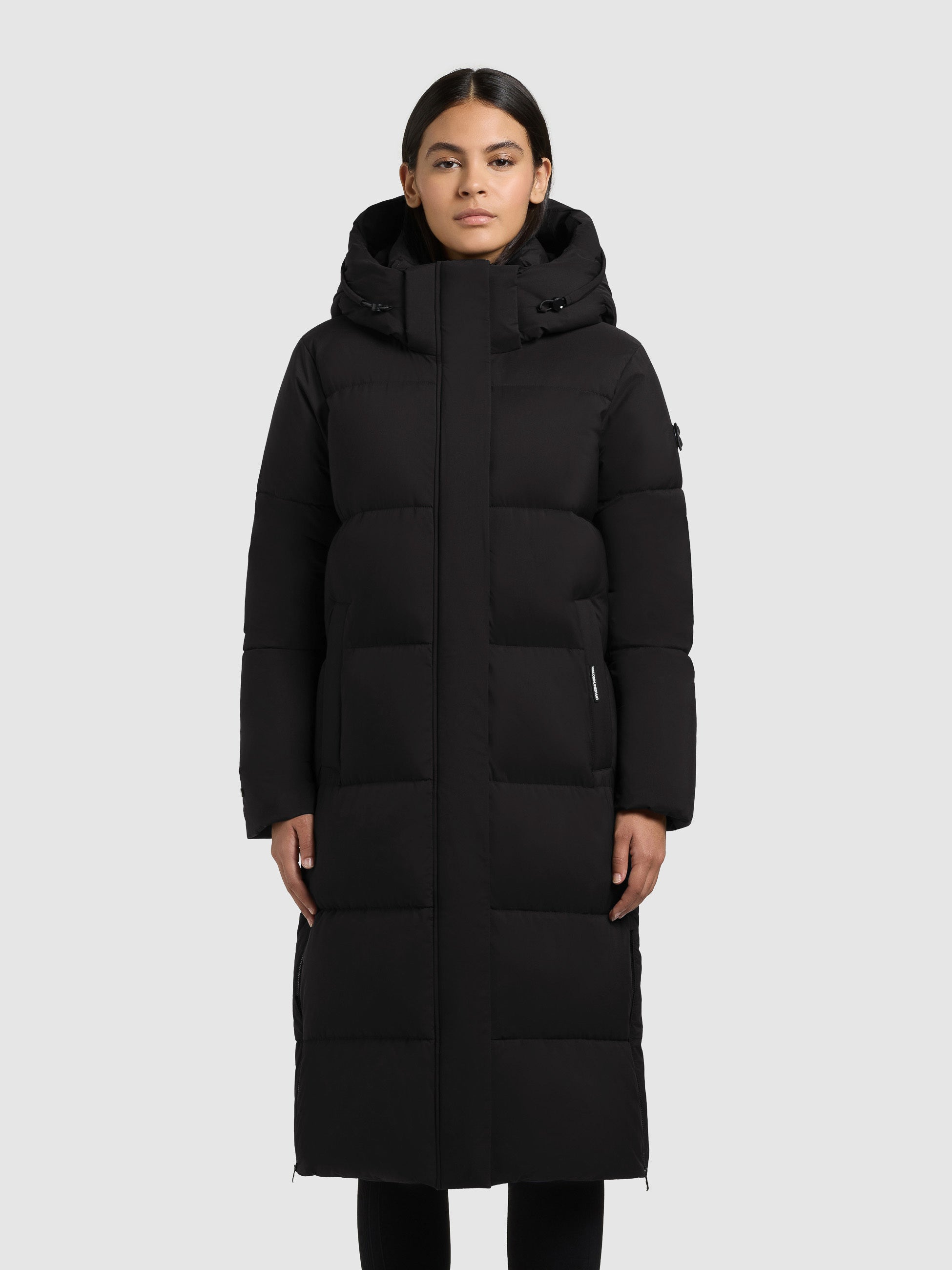 khujo-mantel-rachel2-matt-black-knielanger-steppmantel-loose-fit image 4