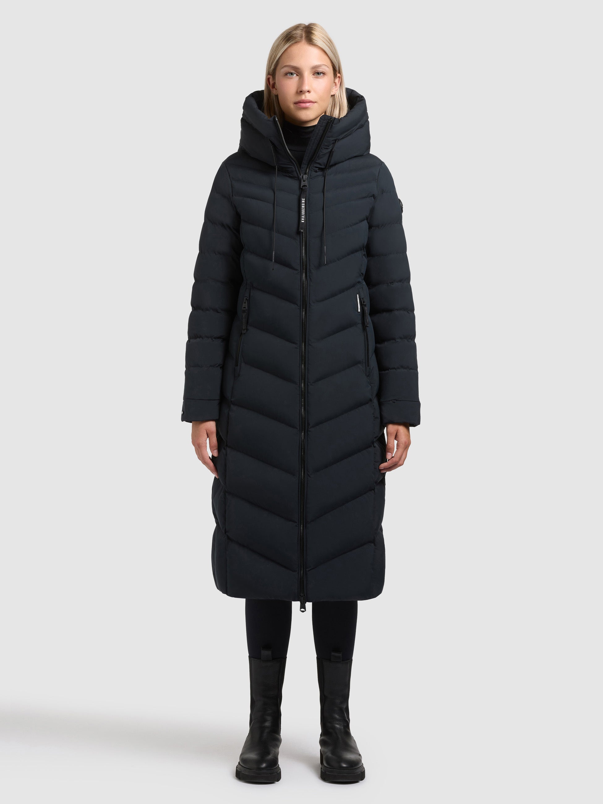 khujo-coat-stoane2-port-blue-wadenlanger-steppcoat-damen image 1