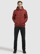 khujo-jacke-omer-rotbraun-damen-steppjacke-h-ftlang-mit-kapuze image 6