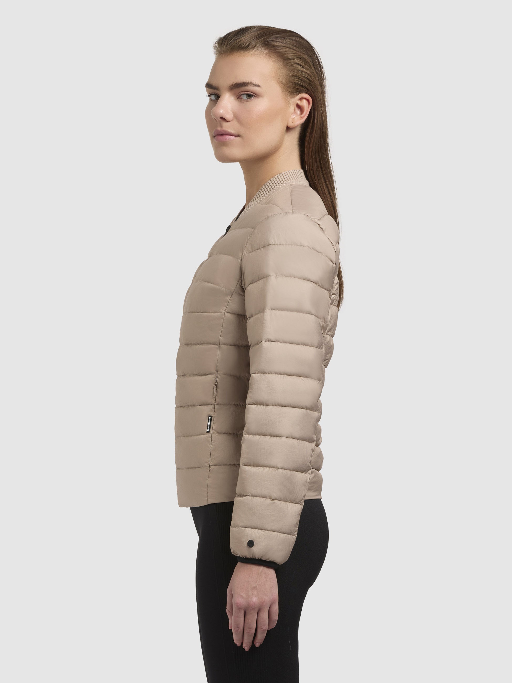 khujo-jacke-aude-h-ftlange-steppjacke-beige-mit-crinkle-optik image 5