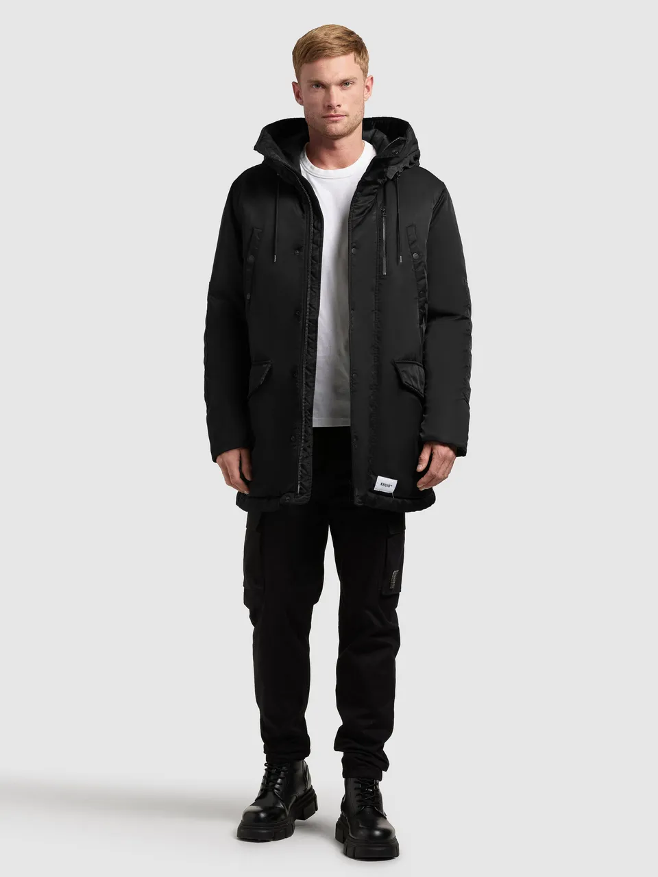 khujo-coat-pakpao-damen-parka-loose-fit-black image 1