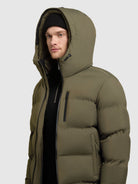 khujo-jacke-silas3-light-moss-green-wattierte-steppjacke-mit-kapuze image 7