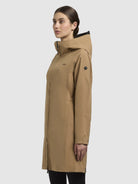 khujo-coat-sanni-sand-regenjacke-slim-fit-wasserdicht image 5