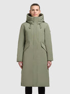 khujo-coat-santini-wintermantel-muted-green-baumwollmix image 4