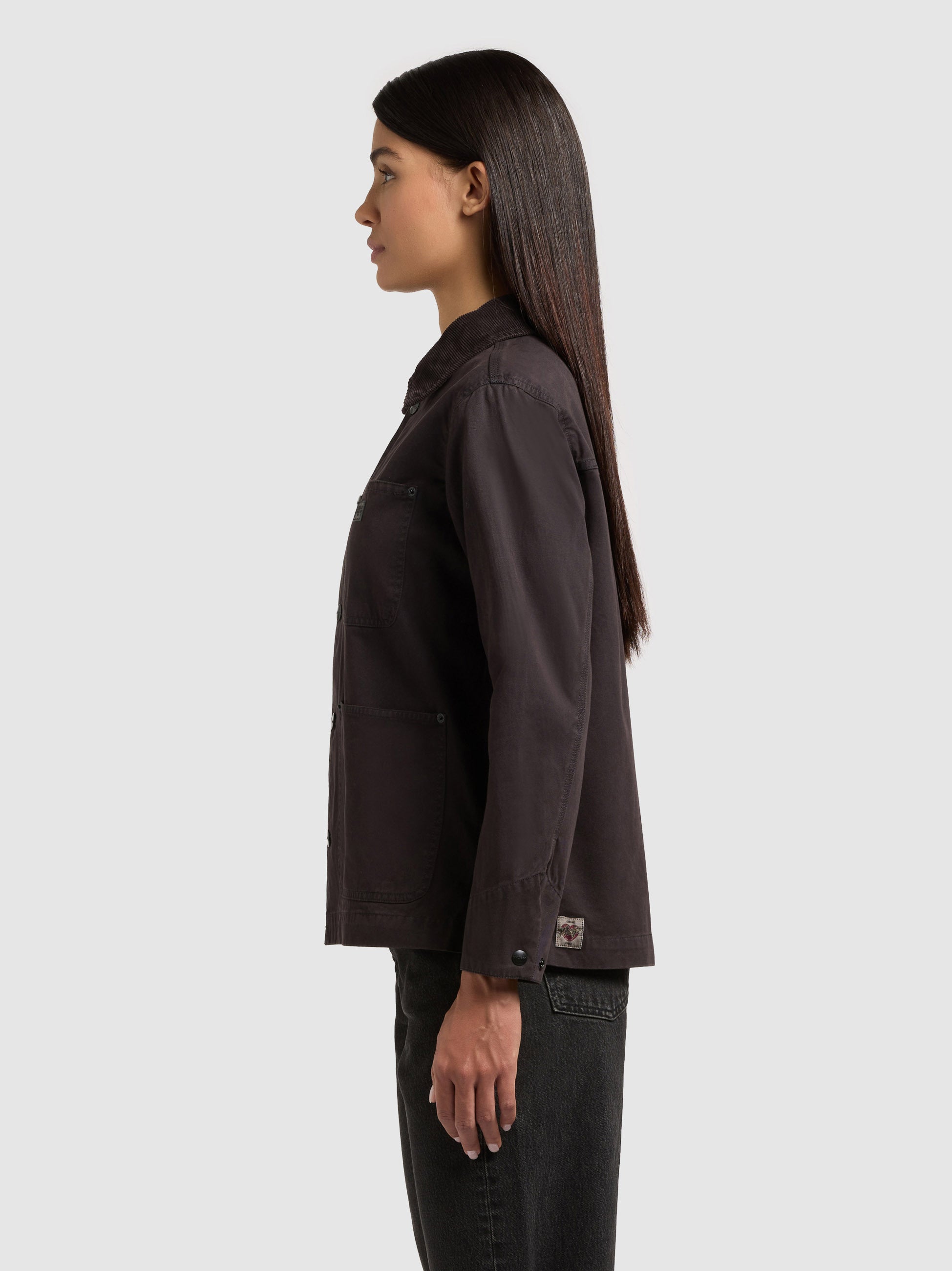 khujo-jacke-suzy-black-damen-fieldjacket-aus-baumwoll-twill image 5