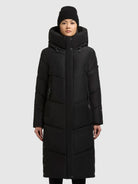 khujo-pulset-damen-steppmantel-knielang-matt-black image 4