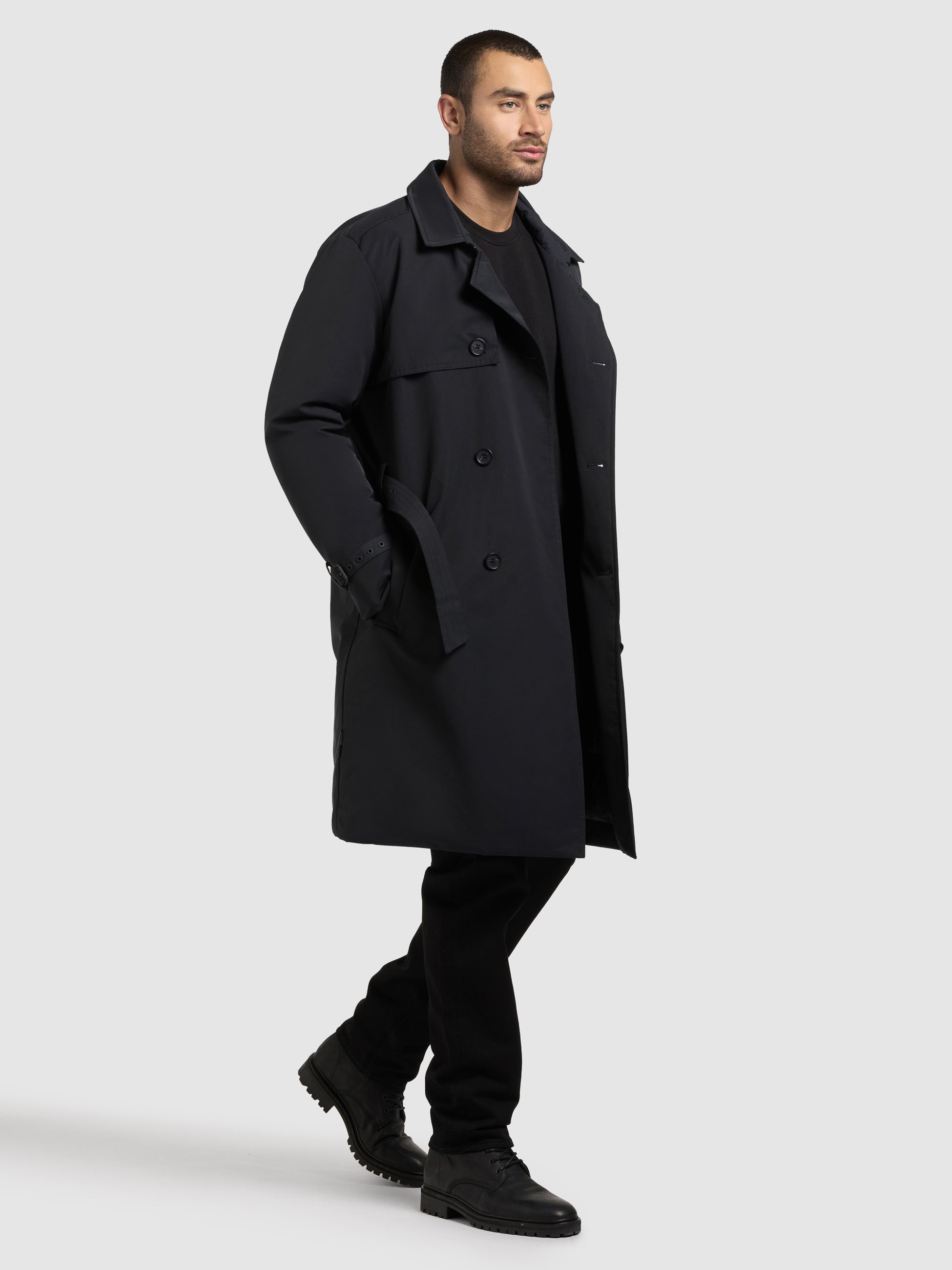 khujo-mantel-tarm-port-blue-trenchcoat-wattiert-mit-stepp-einsatz image 6