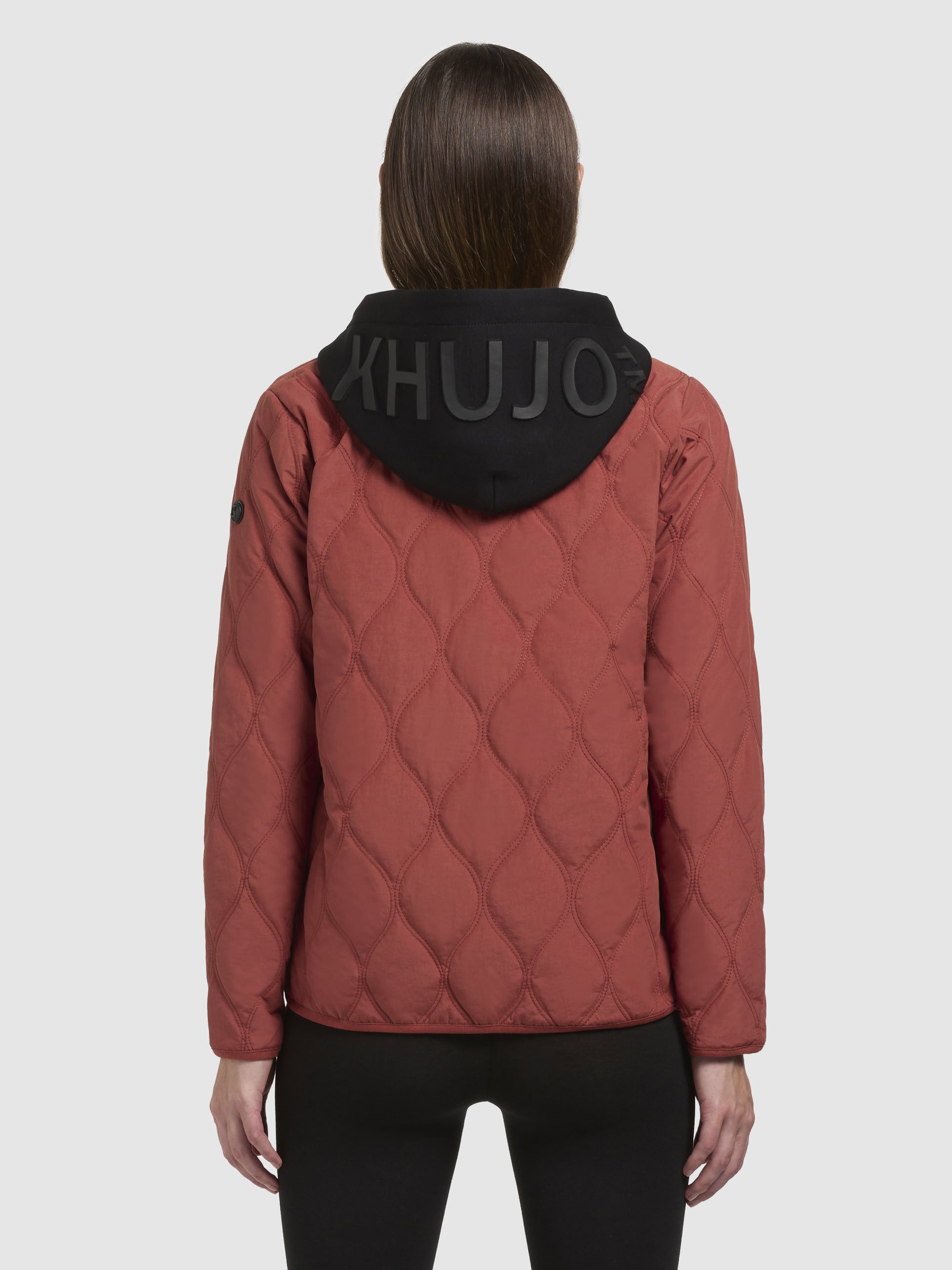 khujo-malar-damen-jacke-rotbraun-h-ftlang-bomber image 3