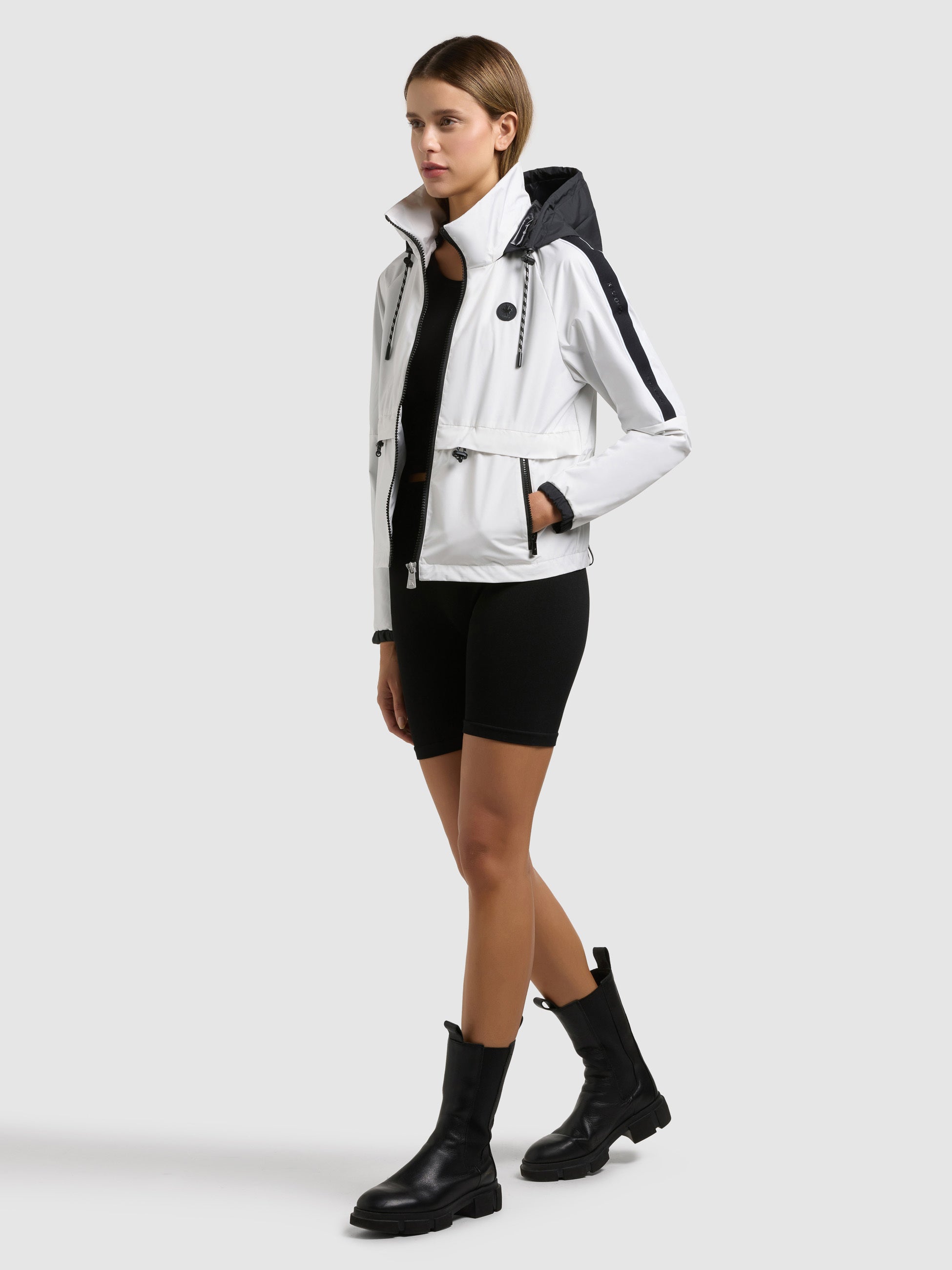 khujo-jacke-olia-off-white-windbreaker-regenjacke-damen image 2
