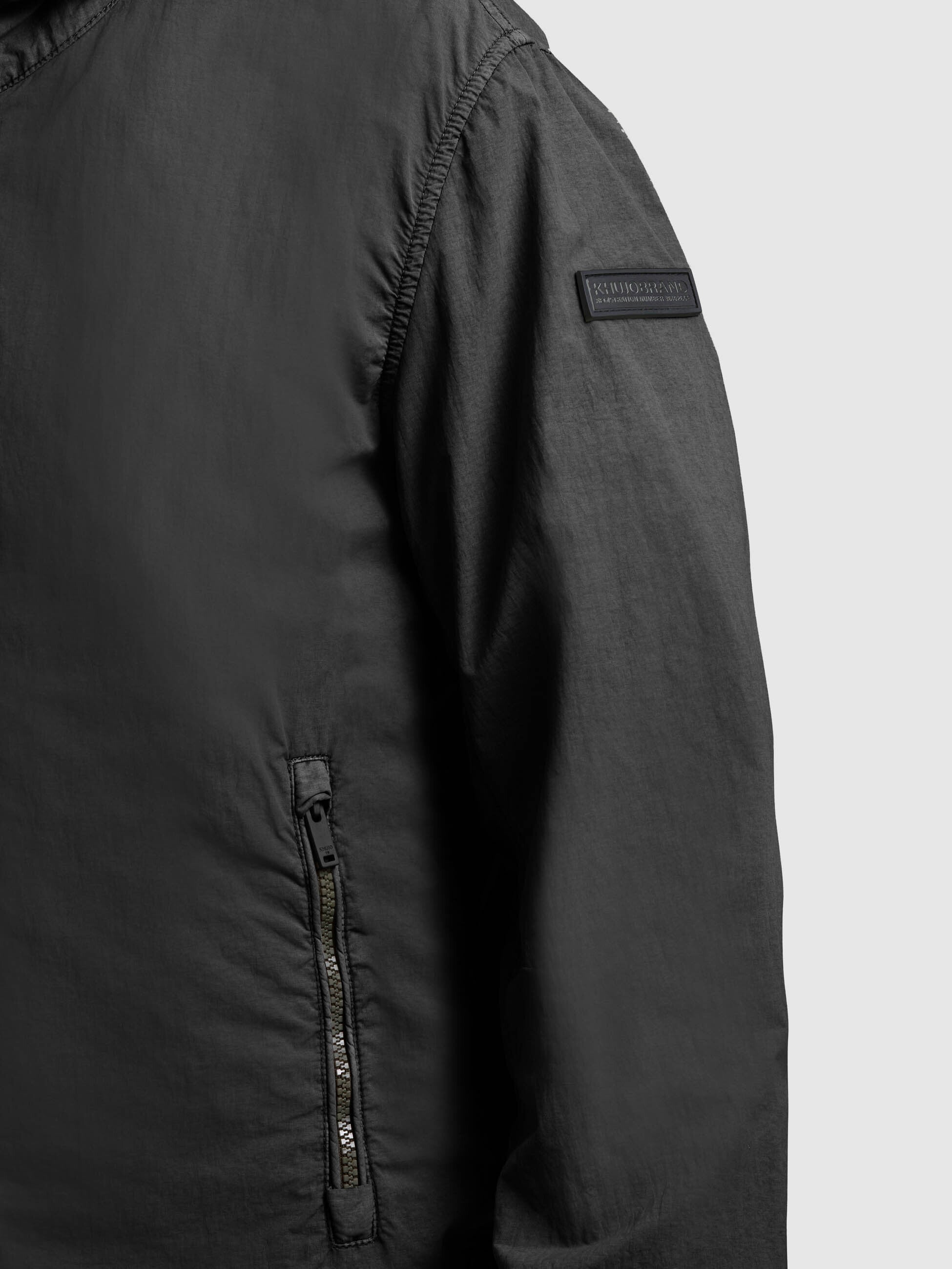 khujo-derf-blousonjacke-hazy-teal-green-leichte-kapuzenjacke image 8