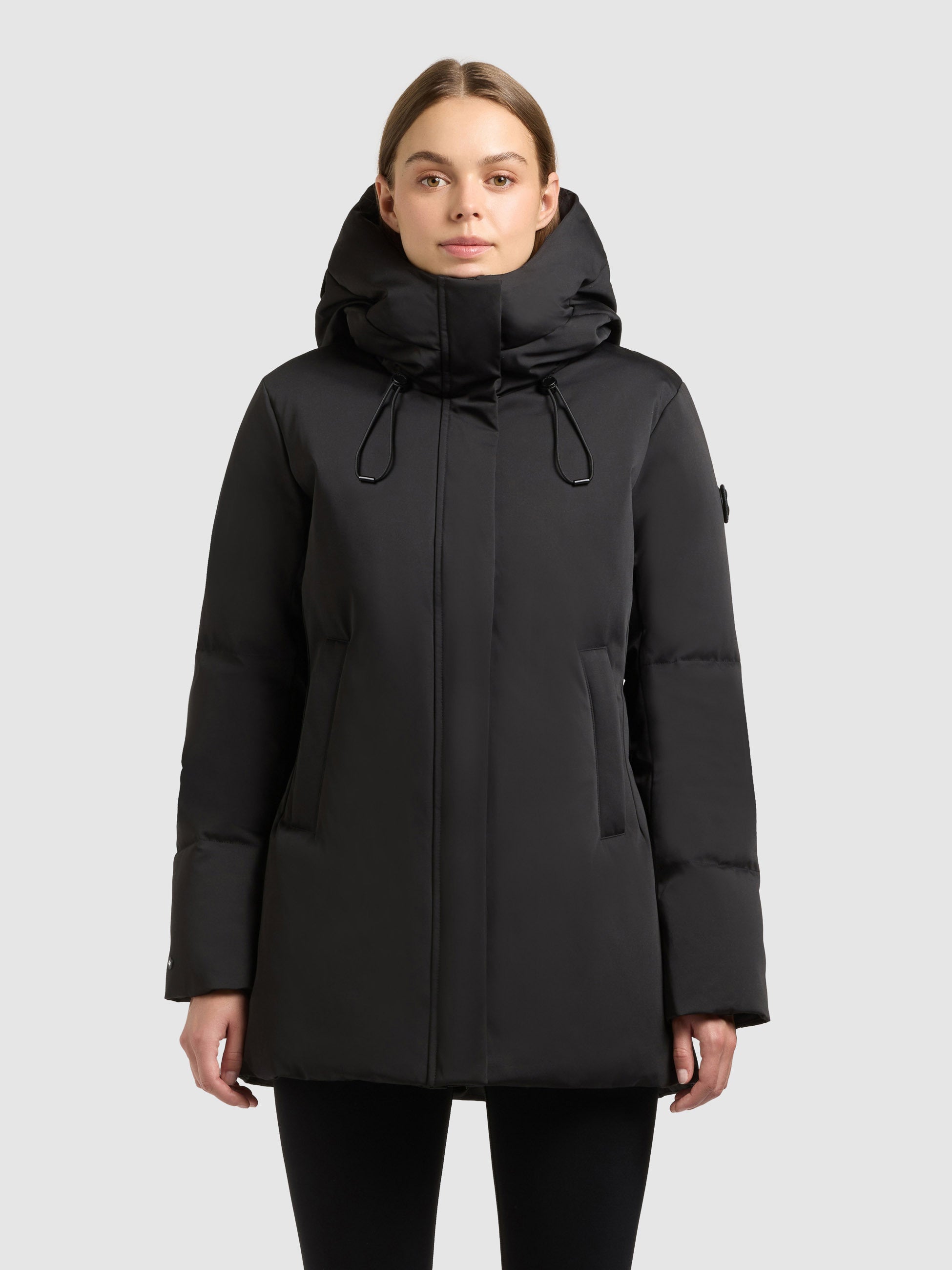 khujo-allap-damen-winterjacke-black-teil-gesteppte-kapuzenjacke image 4