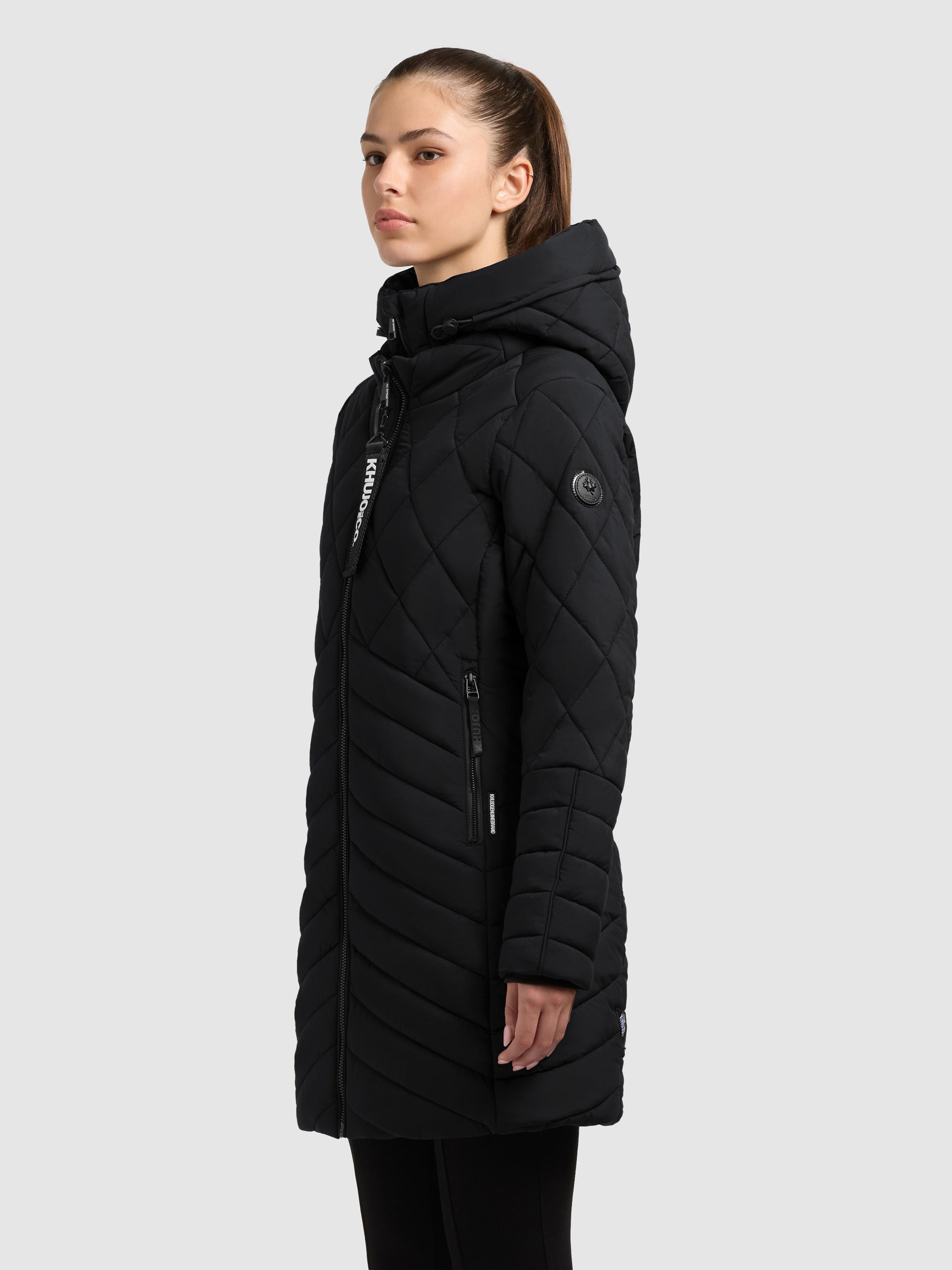khujo-ivana-steppmantel-damen-black-kurzmantel image 5