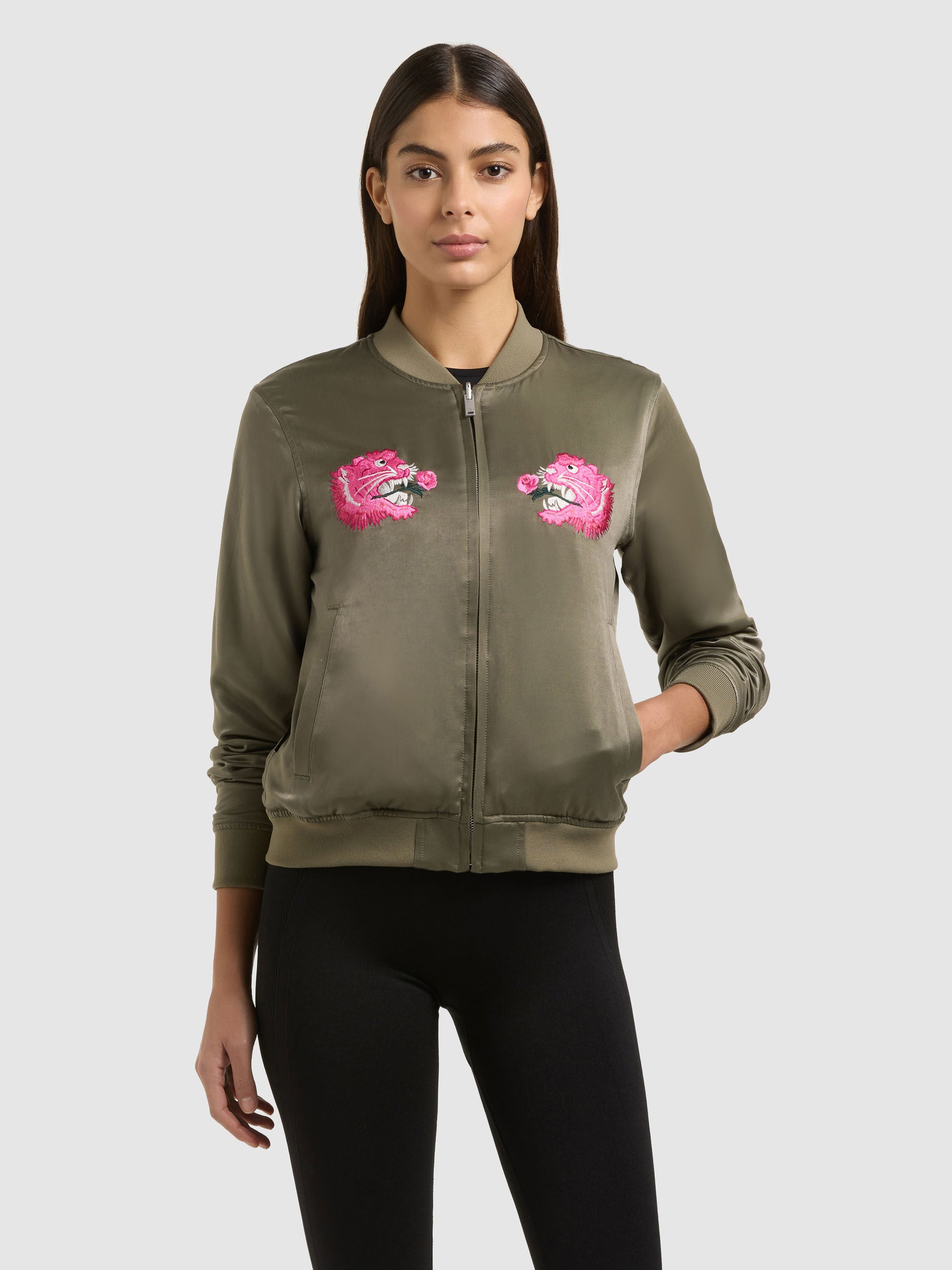 khujo-ruby-damen-wendejacke-ivy-green image 1