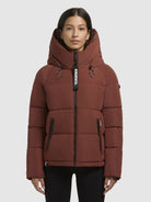 khujo-jacke-sume-damen-steppjacke-dunkelrot image 4