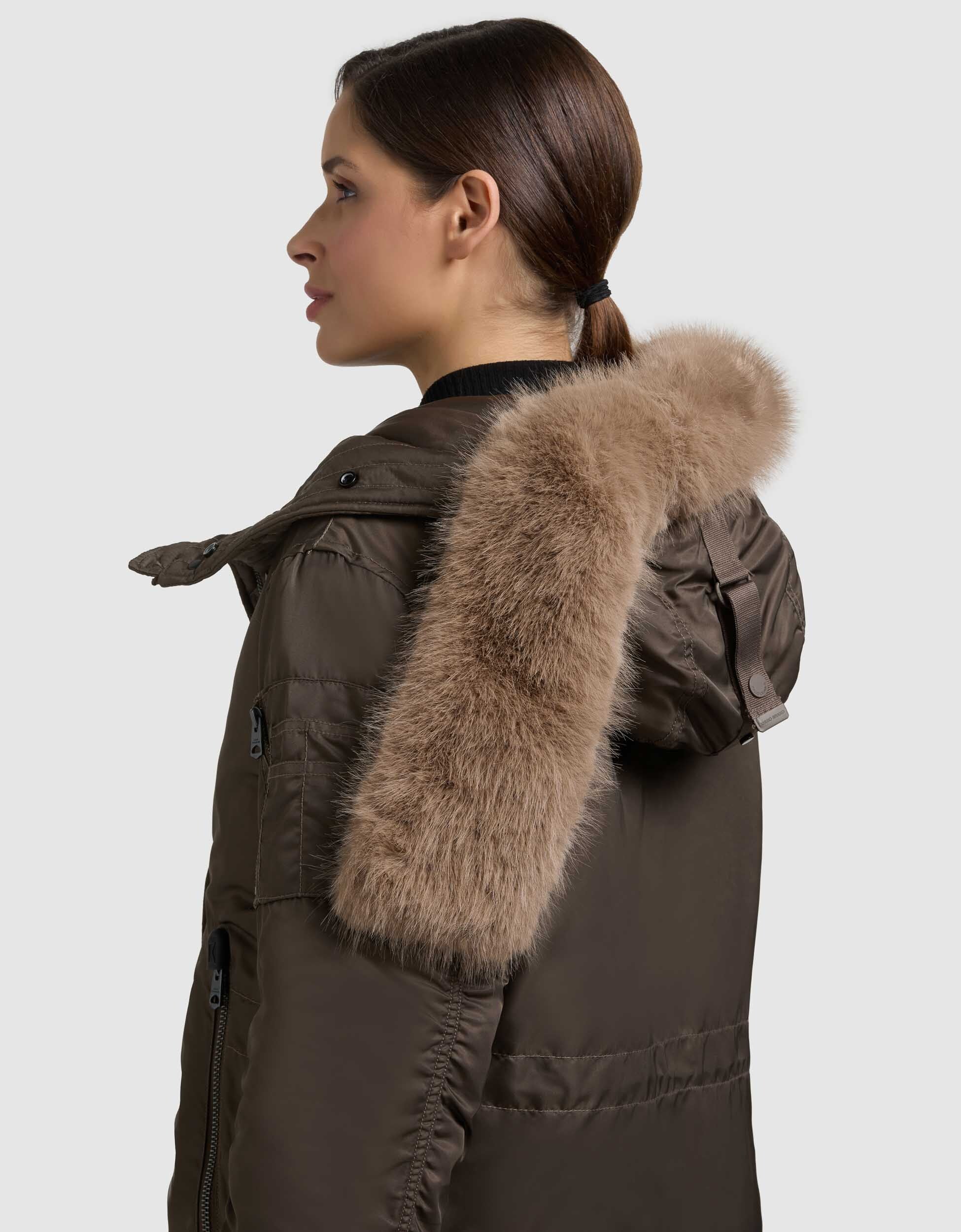 khujo-mantel-oliva-potter-brown-damen-wintermantel-loose-fit-bomber-style image 8