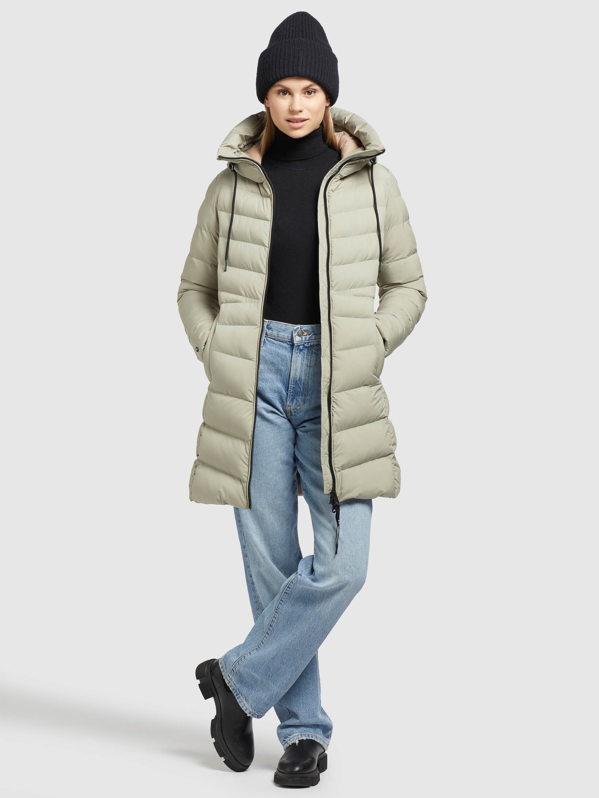 khujo-jacke-tuhani2-matt-mintgr-n-damen-steppjacke-leicht image 1