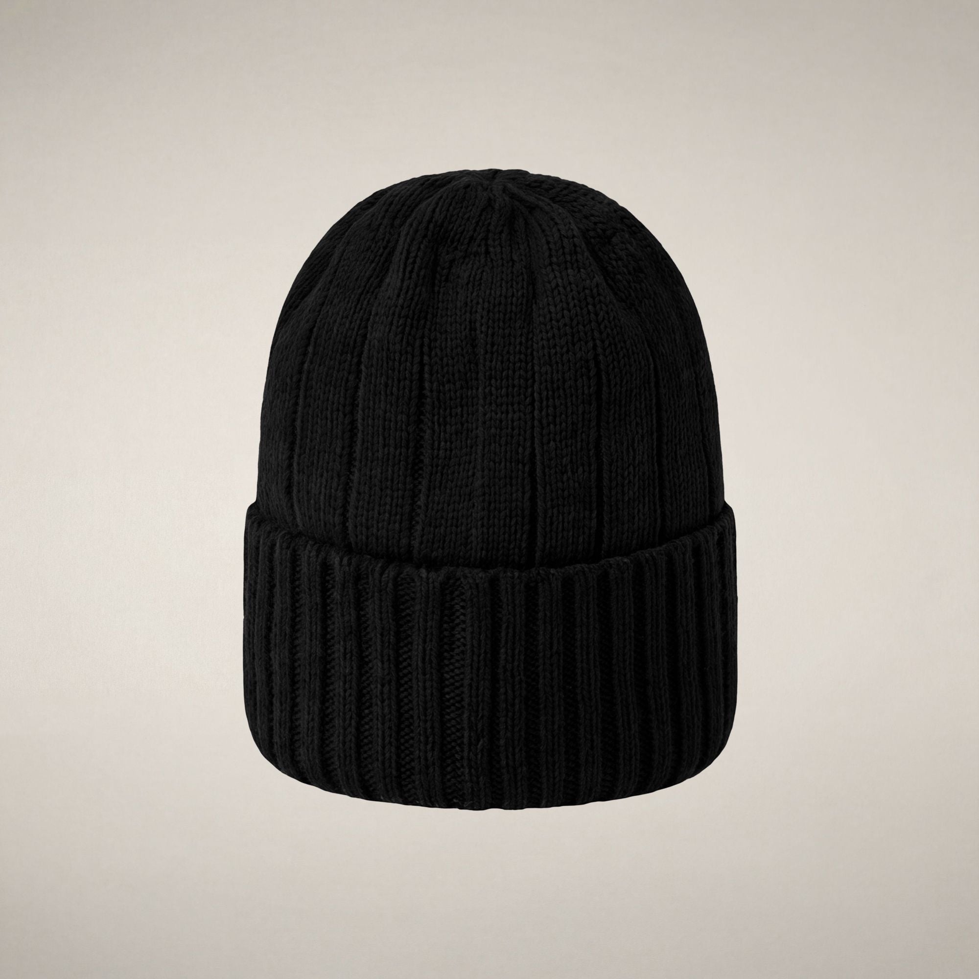 save-the-duck-jo-unisex-m-tze-schwarz-aus-baumwollstrick image 1