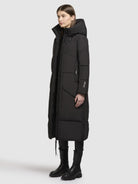 khujo-prayce-damen-coat-steppmantel-black image 2
